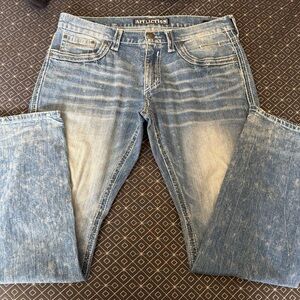 Affliction Men's Relaxed Jeans in Light Blue